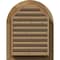 Ekena Millwork Round Top Gable Vent Functional, Western Red Cedar Gable Vent w/ Brick Mould Face Frame, 32"W x 26"H GVWRT32X2600RFUWR - alternate 4